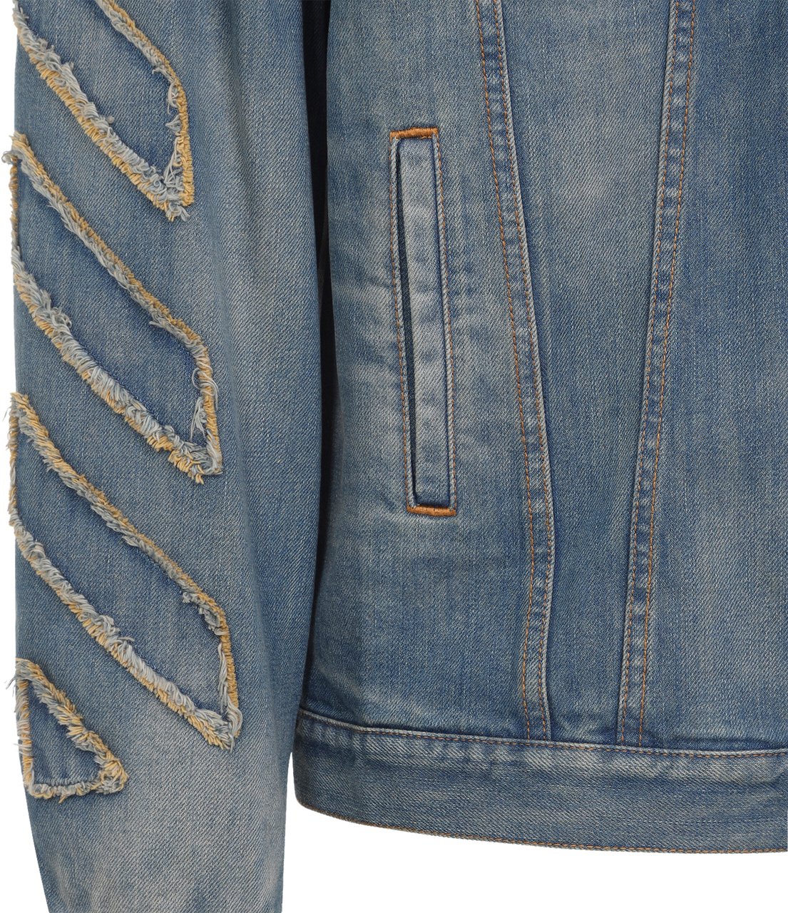 OFF-WHITE OFF WHITE OMYE09BF25DEN001 Blauw