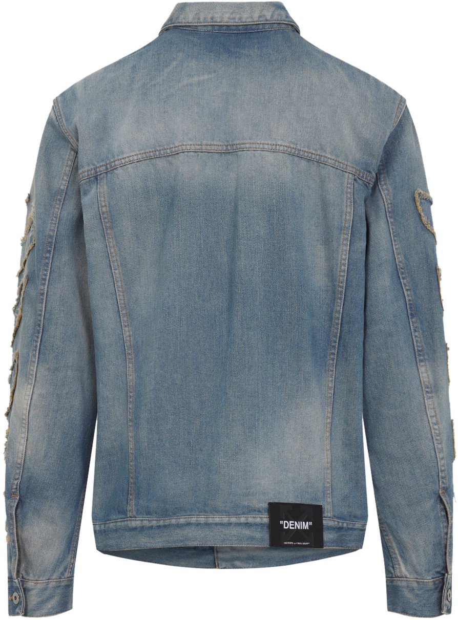 OFF-WHITE OFF WHITE OMYE09BF25DEN001 Blauw