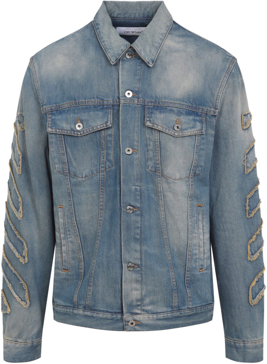 OFF-WHITE OFF WHITE OMYE09BF25DEN001 Blauw