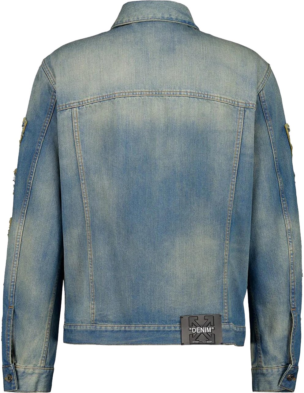 OFF-WHITE Heren Diag Patch Skate Denim Blauw