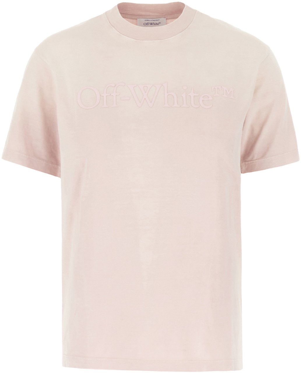 OFF-WHITE Off White Pink stretch cotton t-shirt Roze