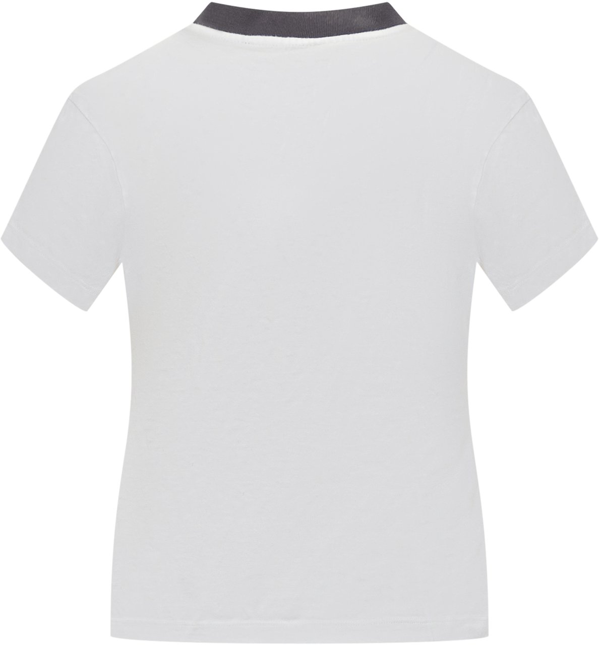 OFF-WHITE Off-White T-Shirt Bianca con Ricamo Logo Wit