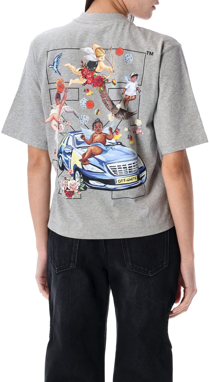 OFF-WHITE Fresco Arrow t-shirt Grijs