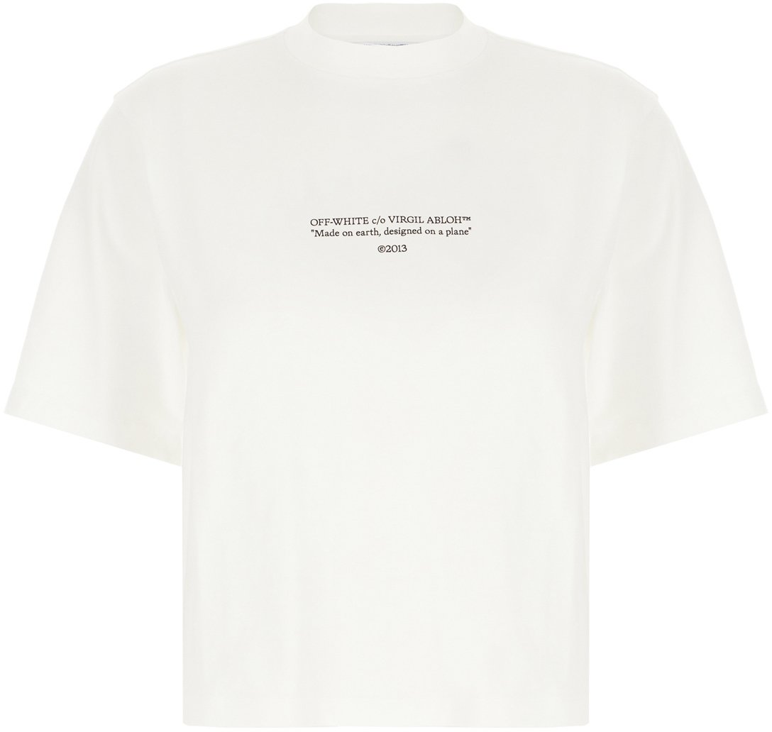 OFF-WHITE Off White White cotton t-shirt Wit