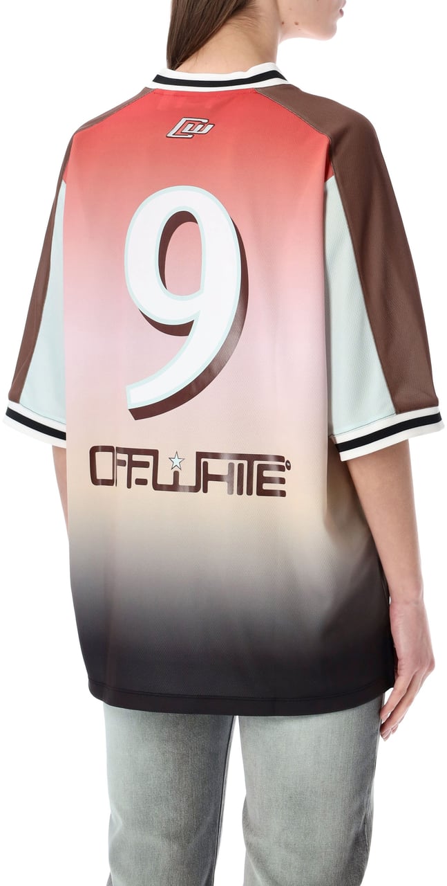 OFF-WHITE Soccer Tee Soft Pink Roze