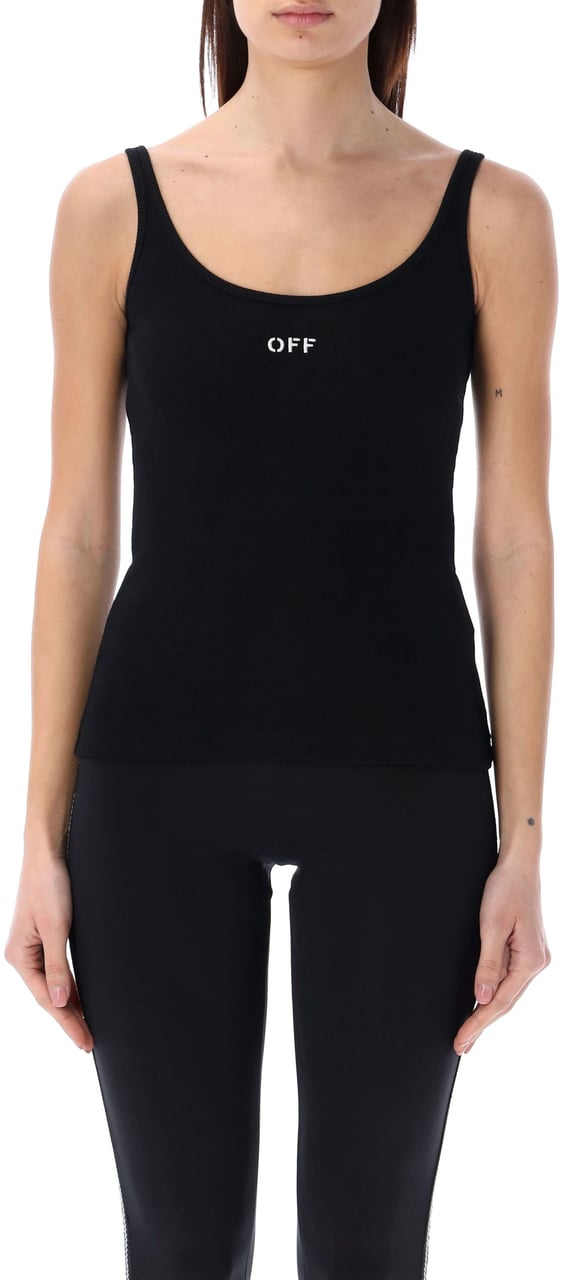 OFF-WHITE Tank Top Nero Zwart