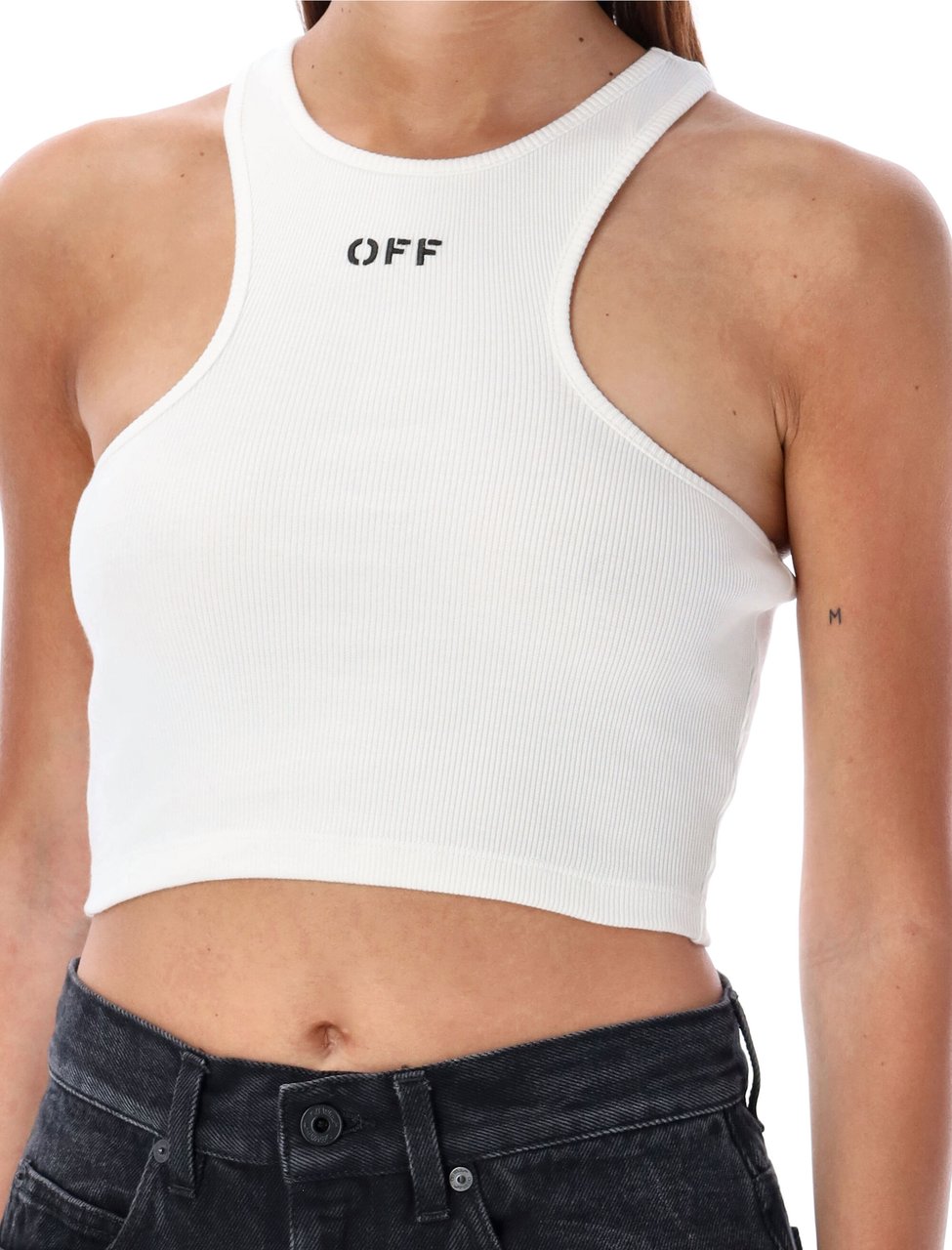 OFF-WHITE Rowing Top Bianco Wit