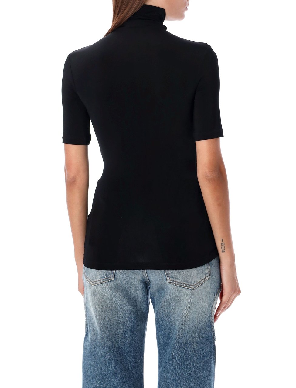 OFF-WHITE High Neck Top Sleevless Nero Zwart
