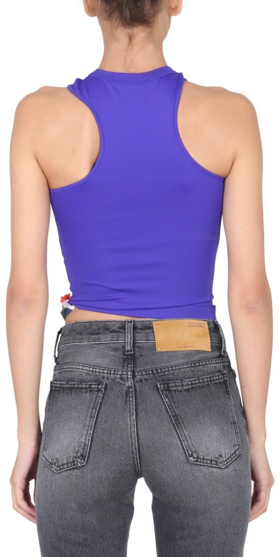 OFF-WHITE Asymmetric Fitted Top Grijs