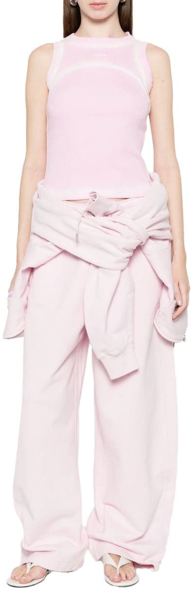 OFF-WHITE Sweaters Soft Pinkwhite Roze