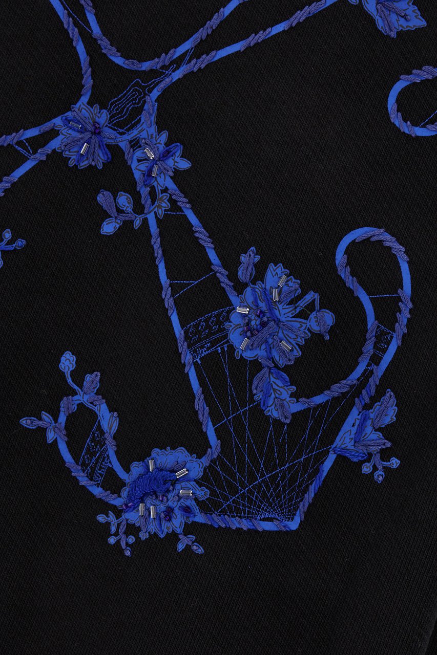 OFF-WHITE Off White Black cotton oversize sweatshirt Zwart