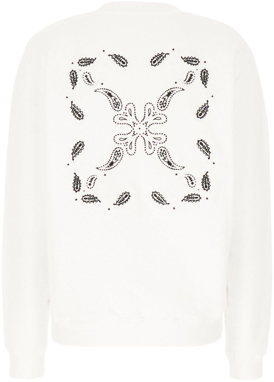 OFF-WHITE Off White White cotton oversize sweatshirt Wit