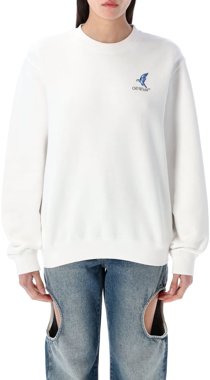 OFF-WHITE Fresco Arrow sweatshirt Wit