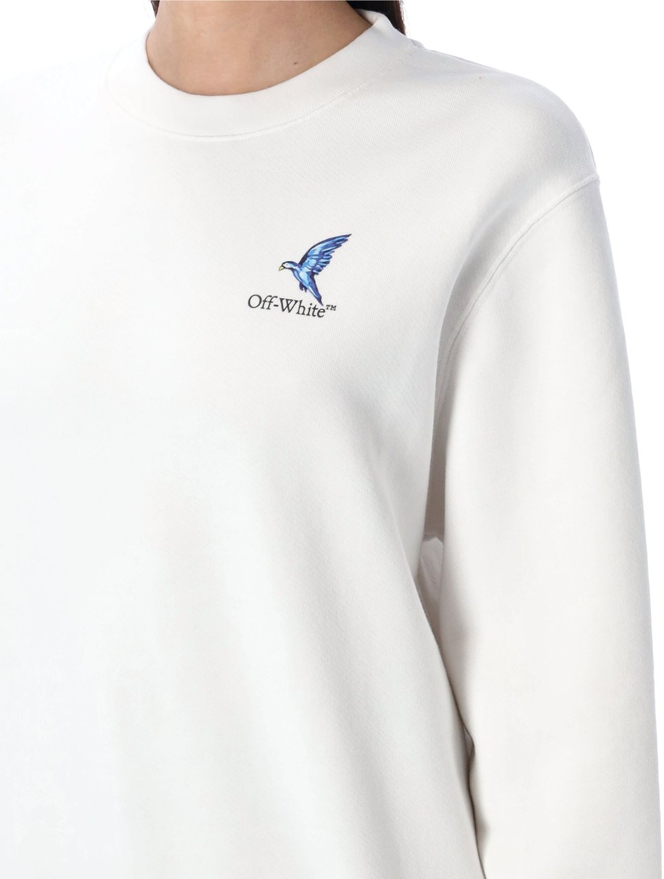 OFF-WHITE Fresco Arrow sweatshirt Wit