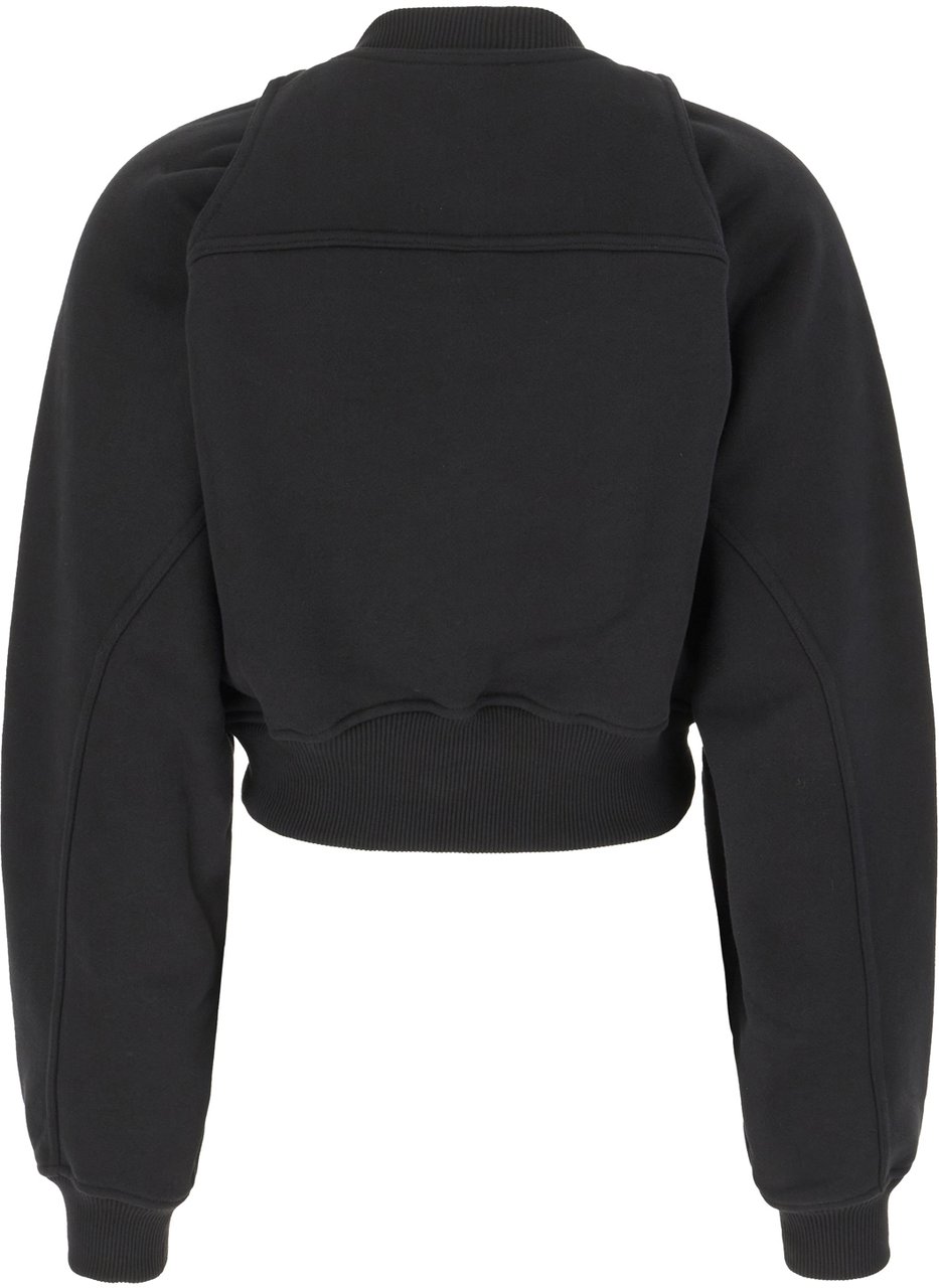 OFF-WHITE Off White Black cotton sweatshirt Zwart