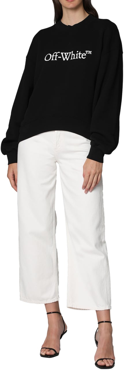 OFF-WHITE Logo sweatshirt Zwart