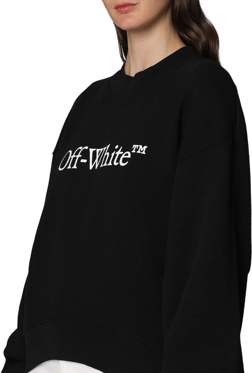 OFF-WHITE Logo sweatshirt Zwart