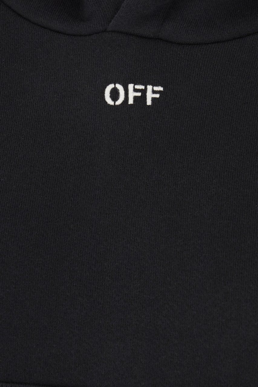 OFF-WHITE Off White Black cotton oversize sweatshirt Zwart