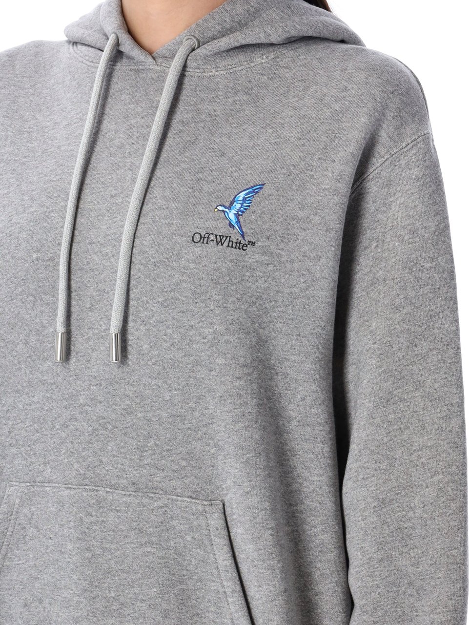 OFF-WHITE Fresco Arrow hoodie Grijs