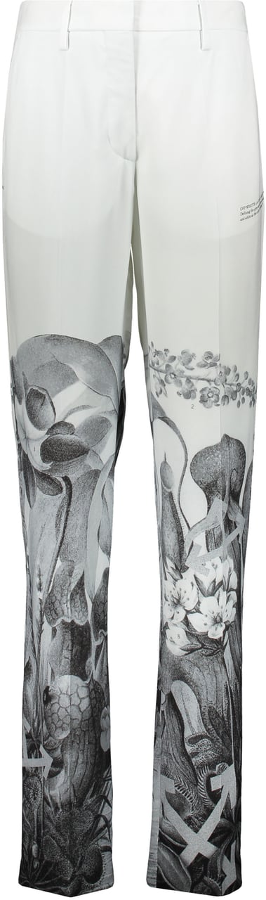 OFF-WHITE Printed trousers Wit