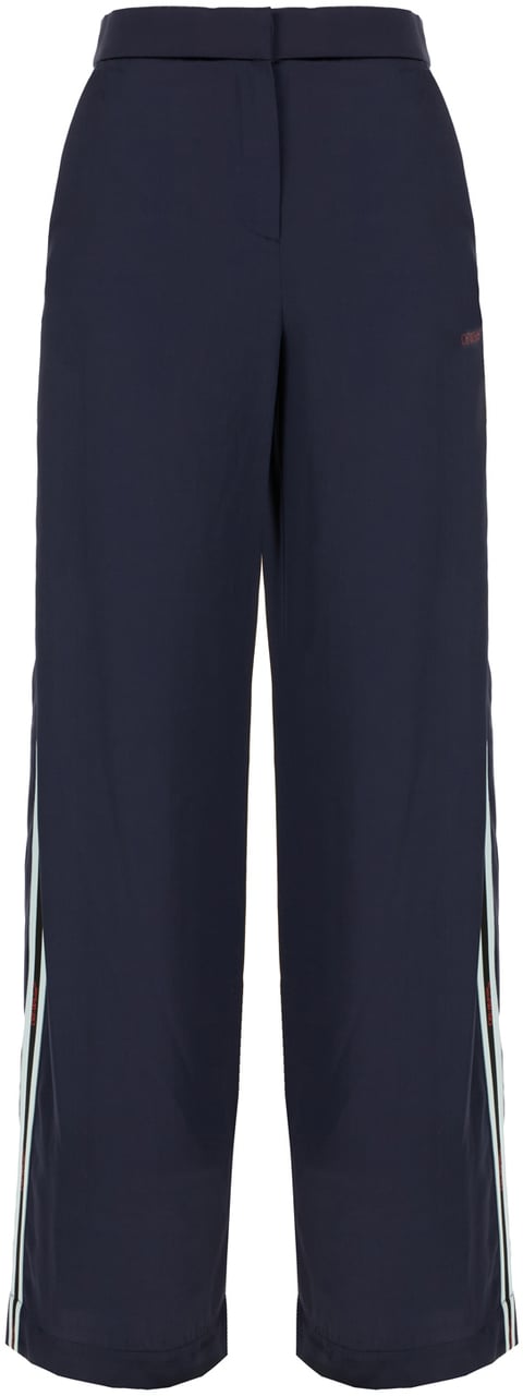 OFF-WHITE Off White Midnight blue acetate blend joggers Blauw