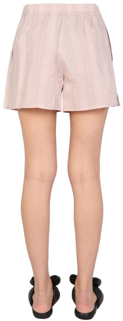 OFF-WHITE Striped Pattern Shorts Neutraal