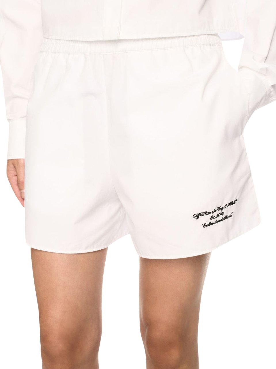 OFF-WHITE Shorts White Wit