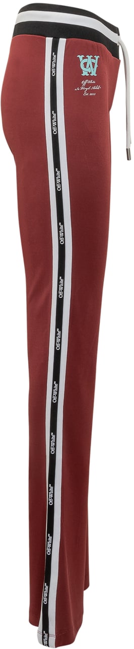 OFF-WHITE Off-White Pantaloni Rossi Svasati con Coulisse Rood