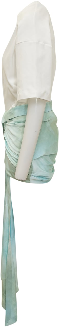 OFF-WHITE Abito Bow Tie-Dye Wit