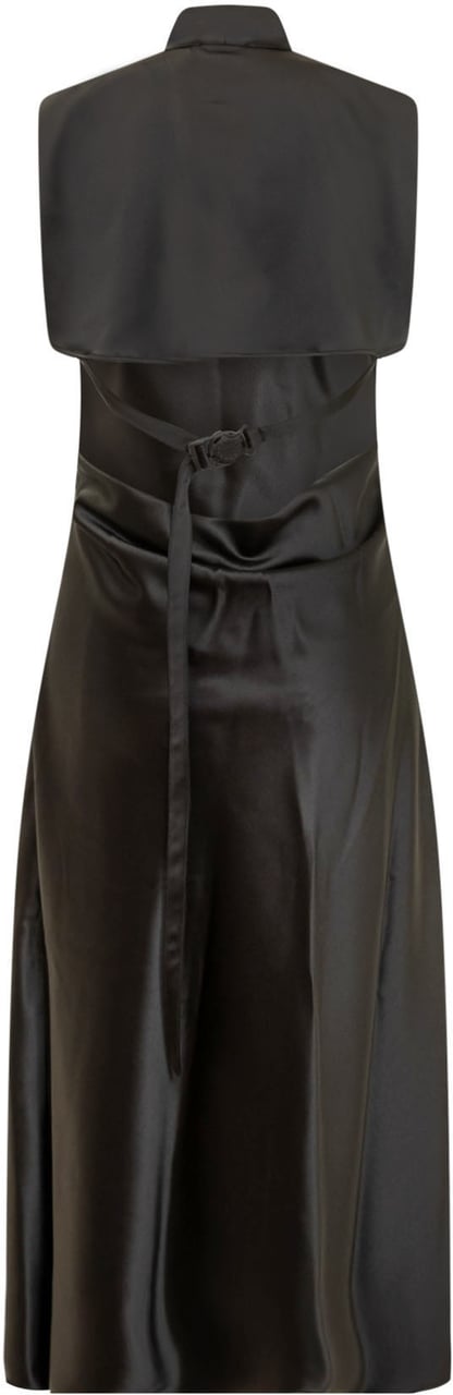 OFF-WHITE Abito Satin Zwart