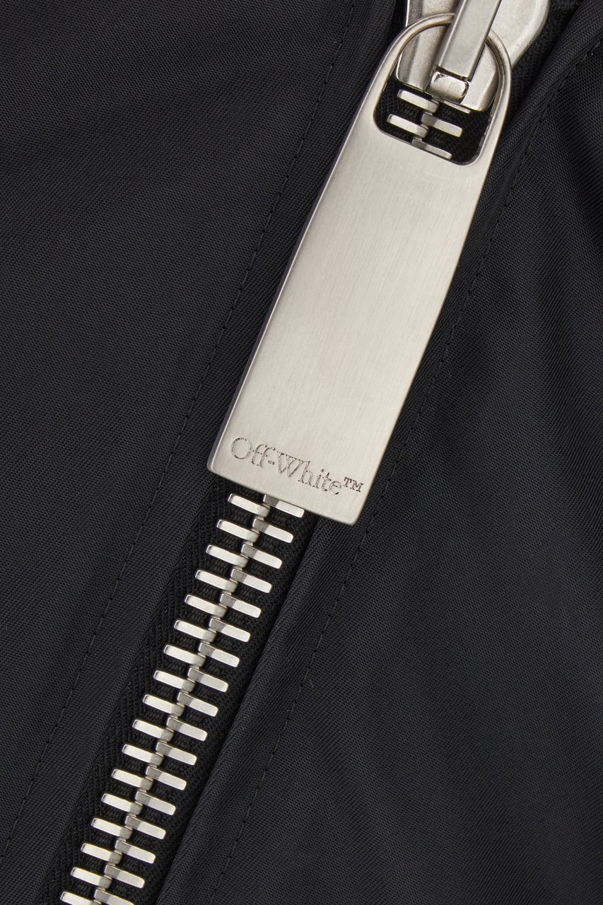 OFF-WHITE Off White Black nylon dress Zwart