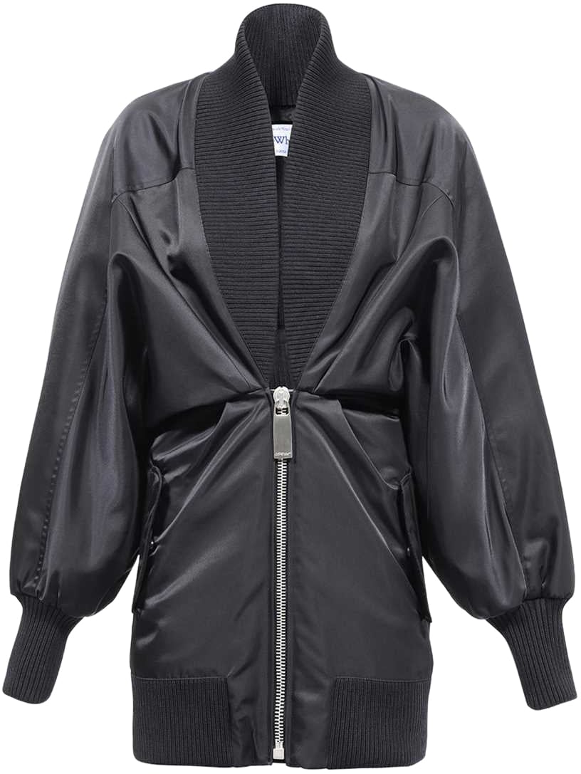 OFF-WHITE Technical nylon dress Zwart