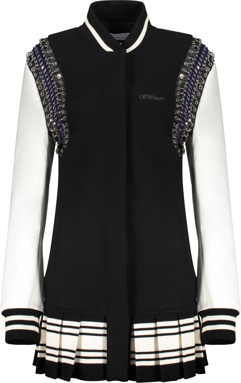 OFF-WHITE Long sleeves dress Zwart