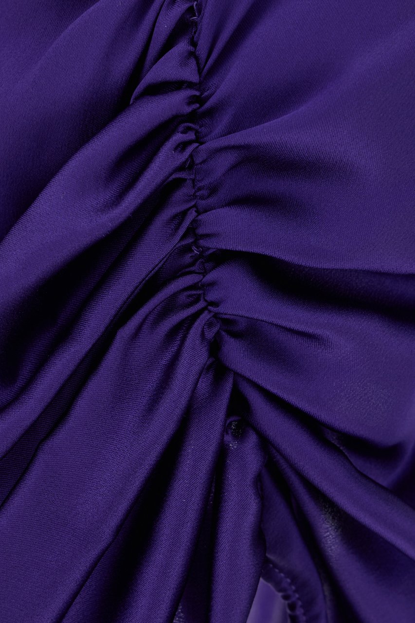 OFF-WHITE Off White Purple acetate blend dress Paars