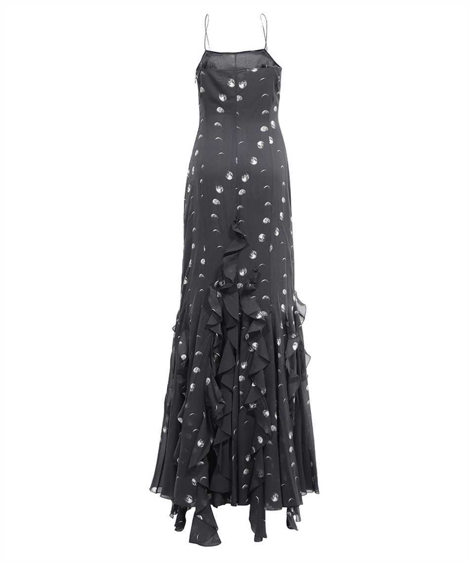 OFF-WHITE Printed silk dress Zwart