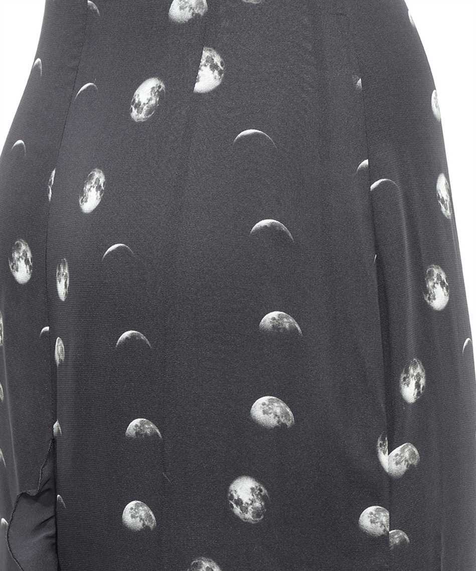 OFF-WHITE Printed silk dress Zwart