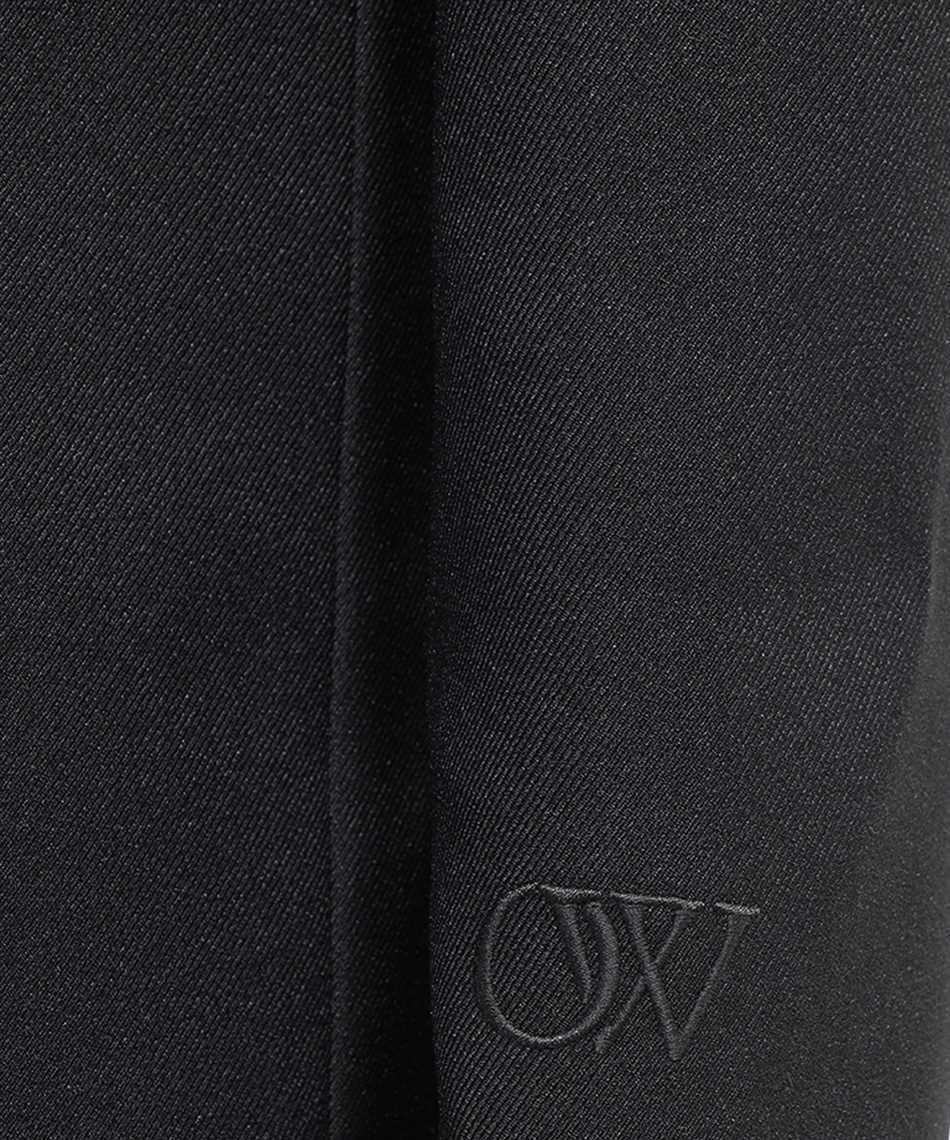 OFF-WHITE Single-breasted two-button blazer Zwart