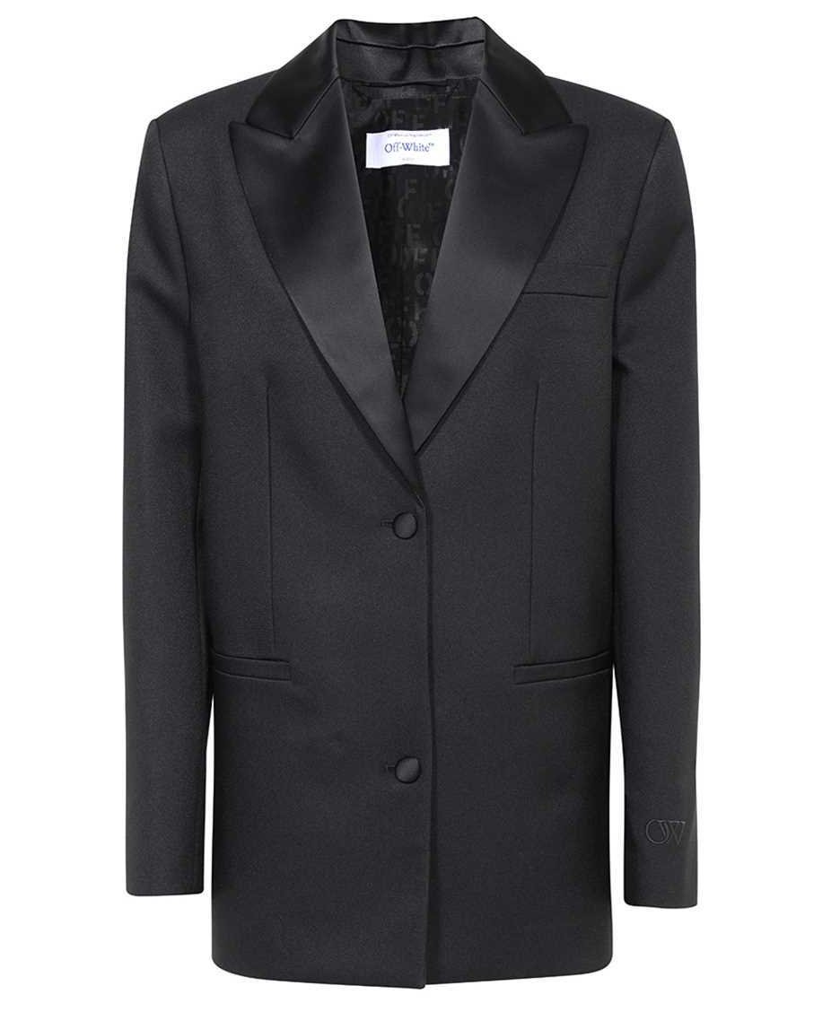 OFF-WHITE Single-breasted two-button blazer Zwart