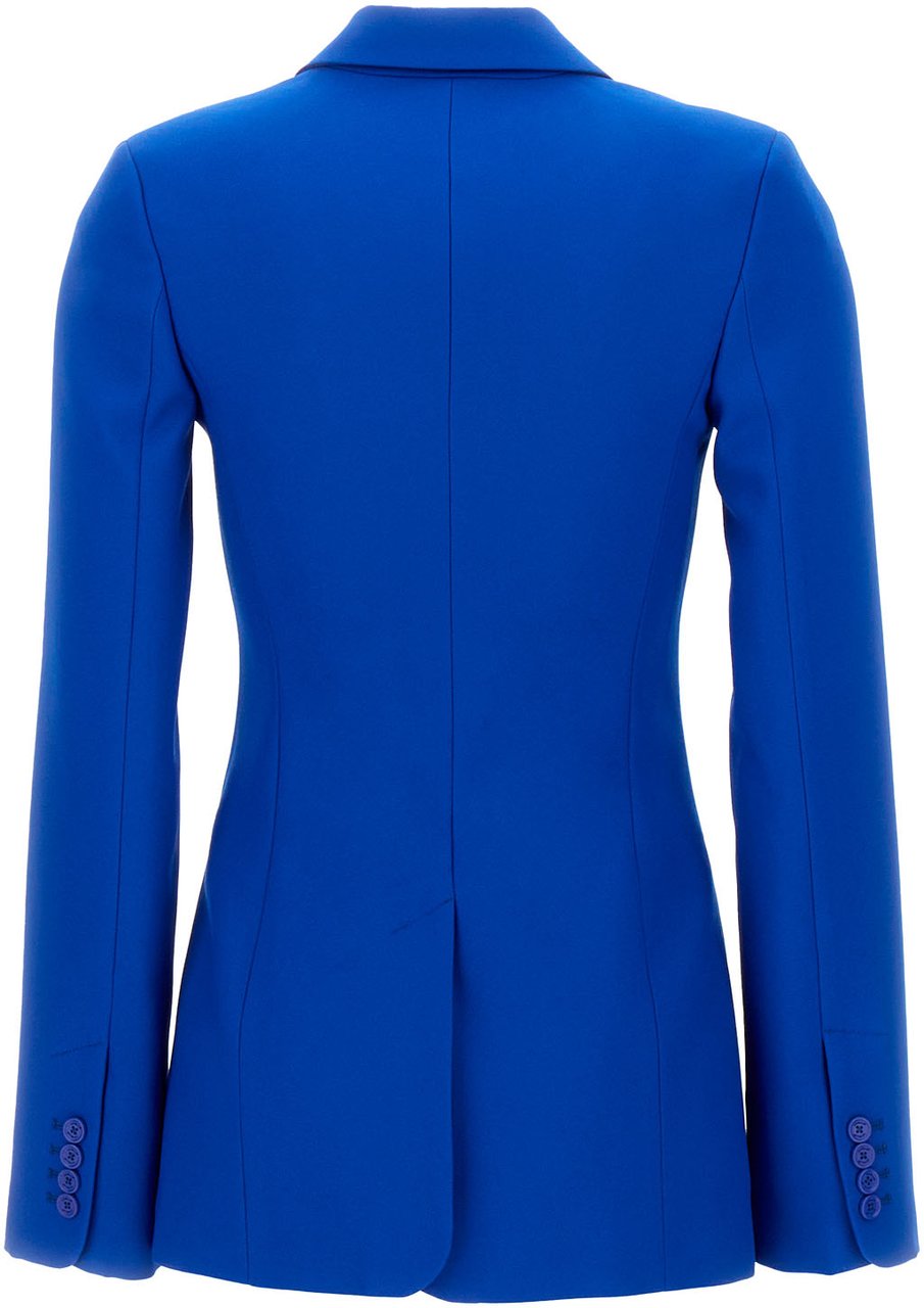 OFF-WHITE Off White Electric blue polyester blazer Blauw