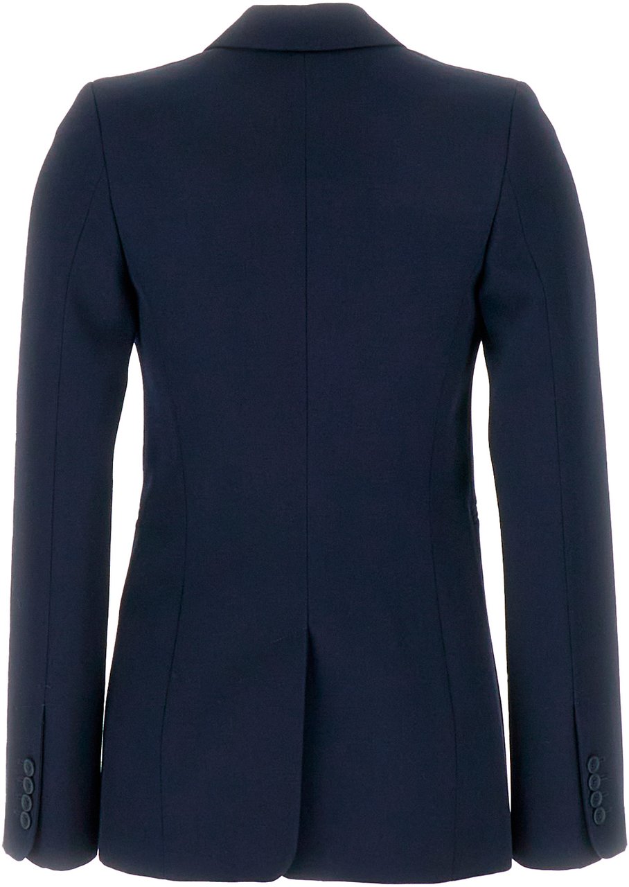 OFF-WHITE Off White Navy blue wool blazer Blauw