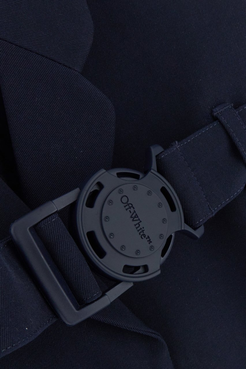 OFF-WHITE Off White Navy blue wool blazer Blauw