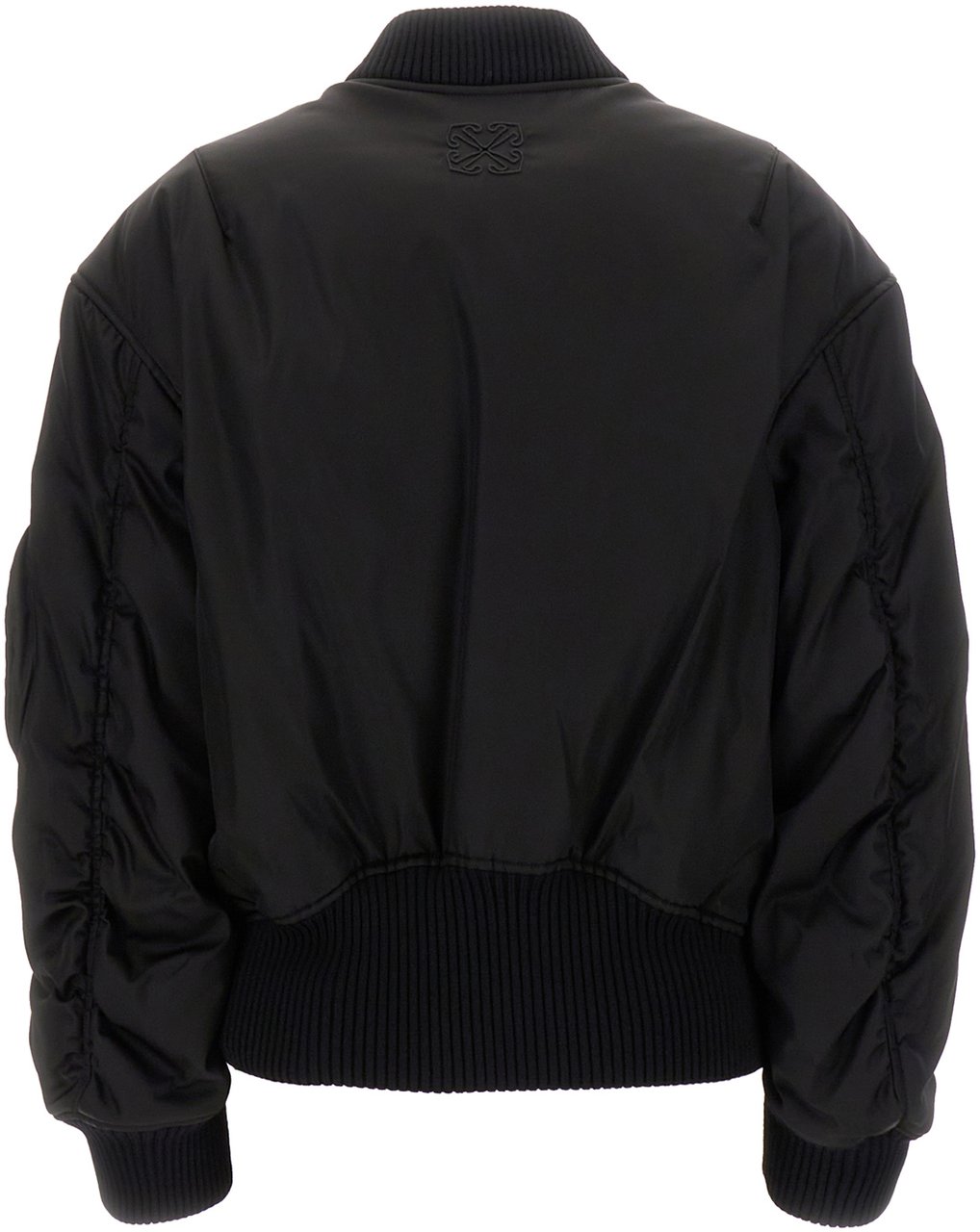 OFF-WHITE Off White Black nylon padded bomber jacket Zwart