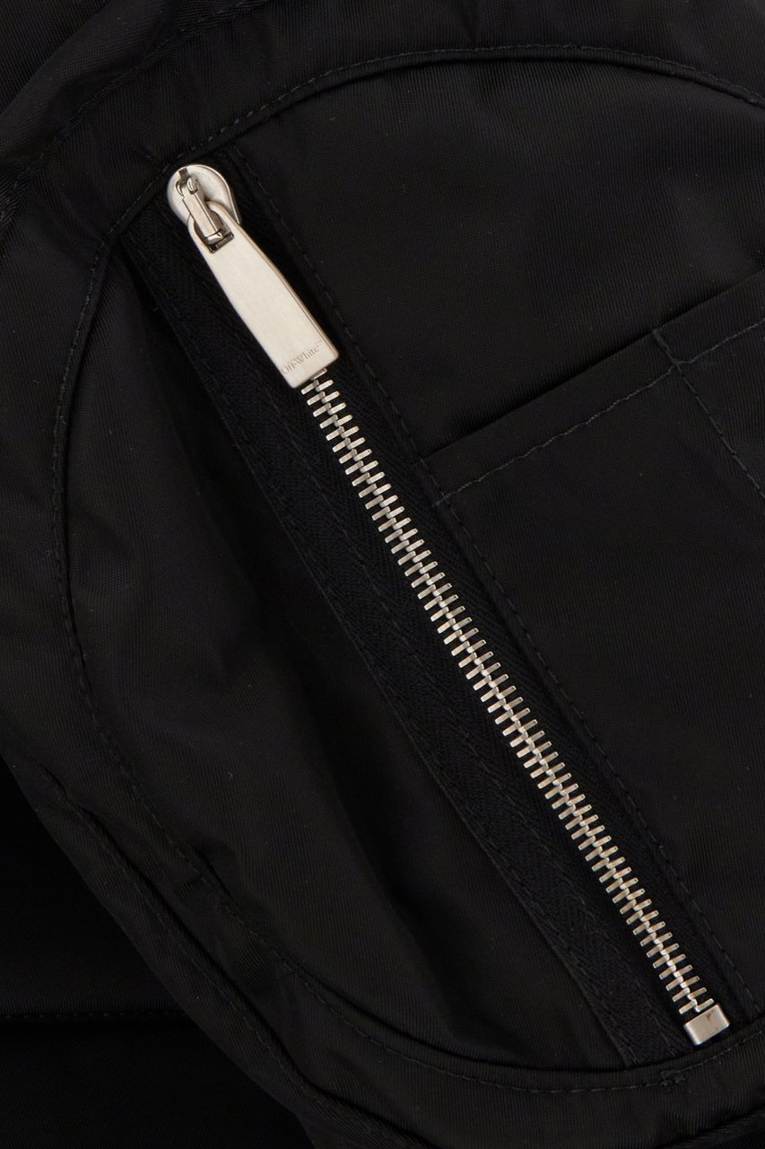 OFF-WHITE Off White Black nylon padded bomber jacket Zwart