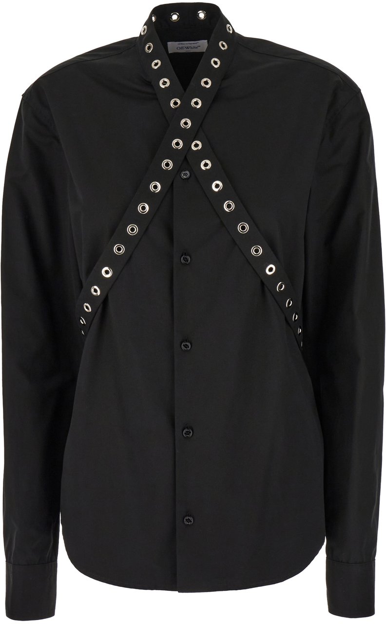 OFF-WHITE Off White Black cotton shirt Zwart