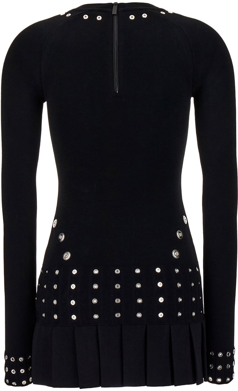 OFF-WHITE Off White Black viscose blend dress Zwart