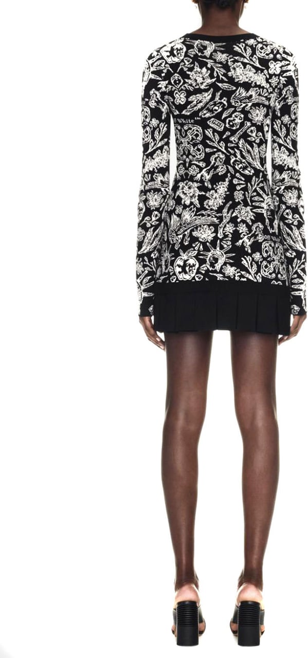 OFF-WHITE Dress Black Zwart