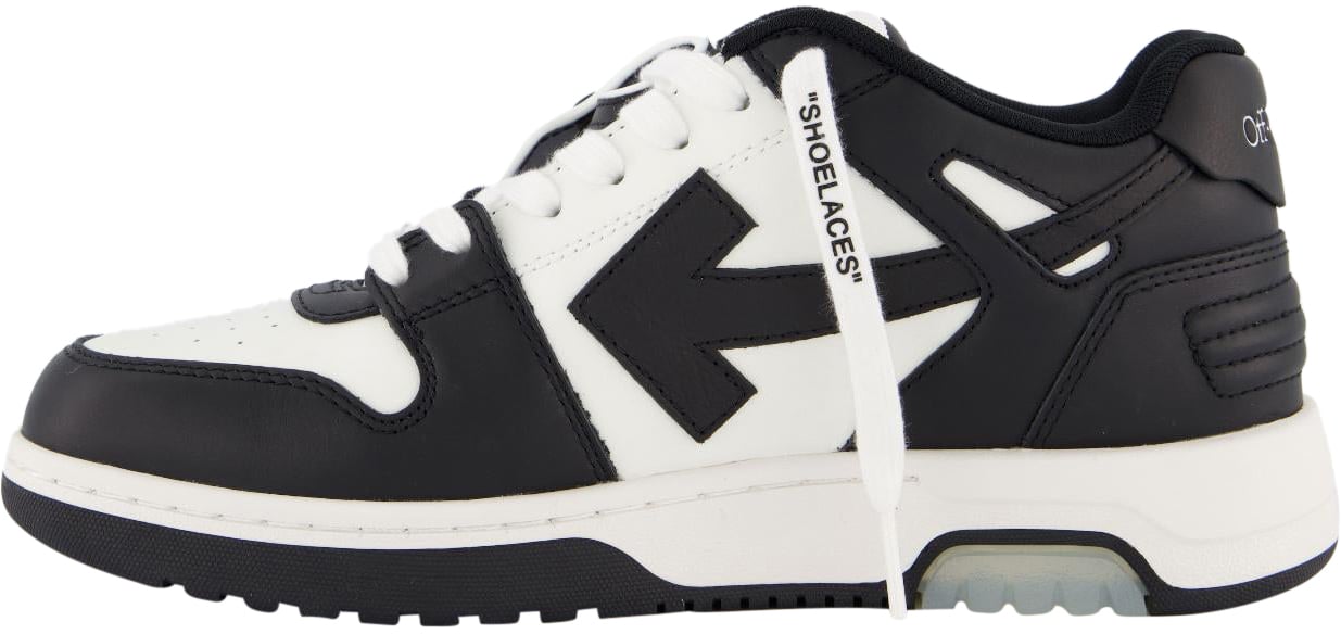 OFF-WHITE Dames Out Of Office Sneaker Wit/Zwar Wit