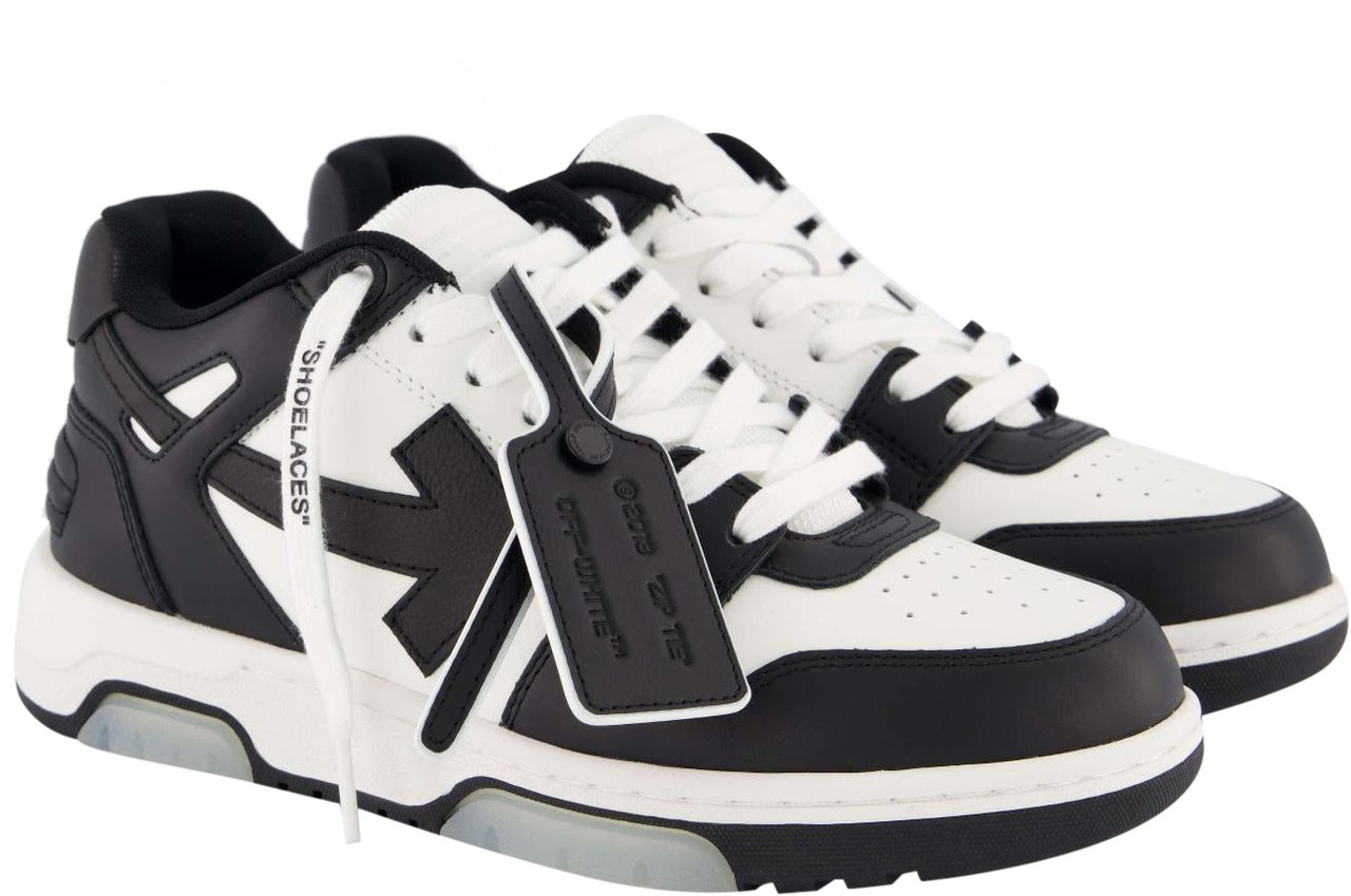 OFF-WHITE Dames Out Of Office Sneaker Wit/Zwar Wit