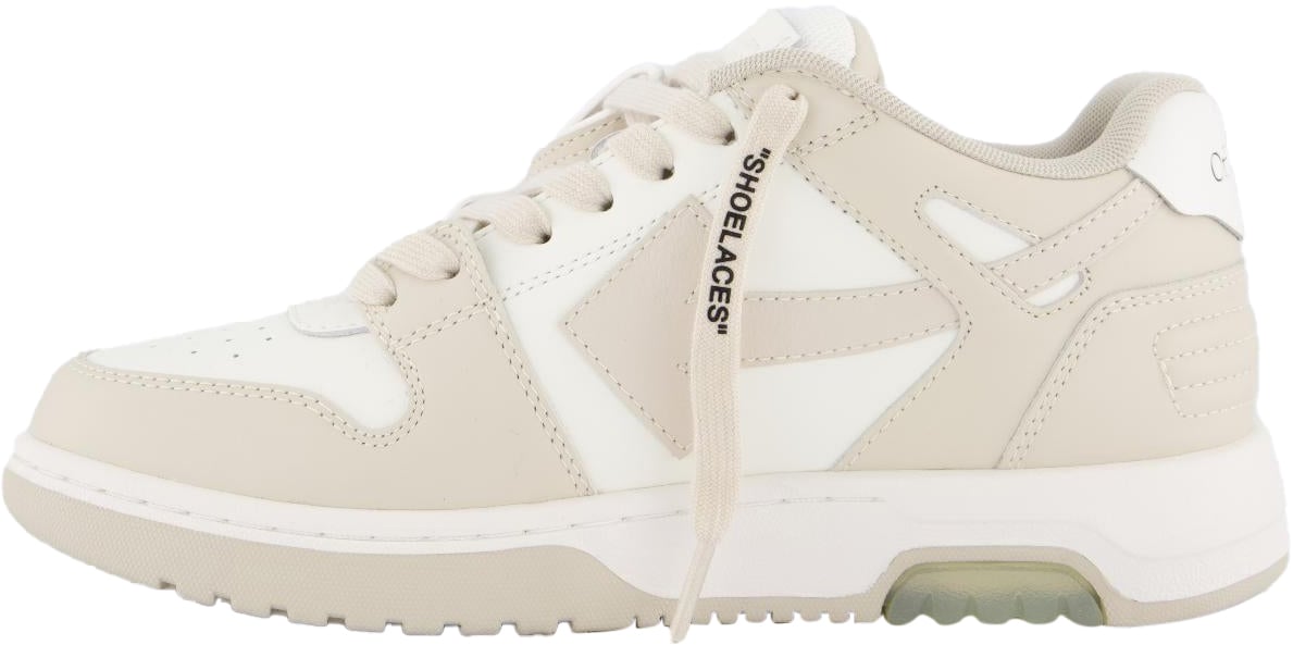 OFF-WHITE OFF WHITE Dames Out Of Office Sneaker Wit/Beig Wit