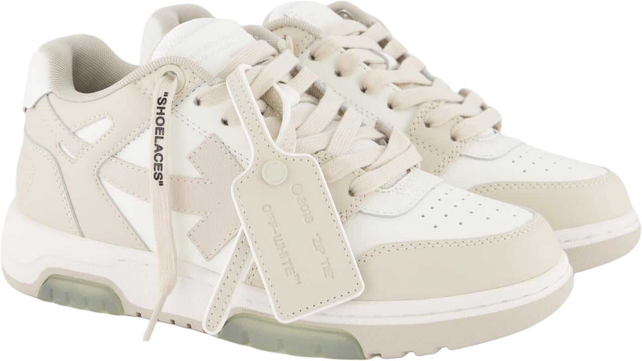OFF-WHITE OFF WHITE Dames Out Of Office Sneaker Wit/Beig Wit
